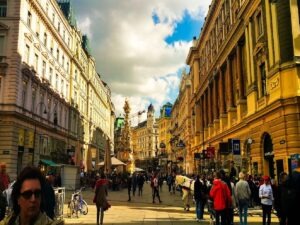 centrum stolicy Austrii uchwycone podczas wycieczki do Wiednia z Krakowa