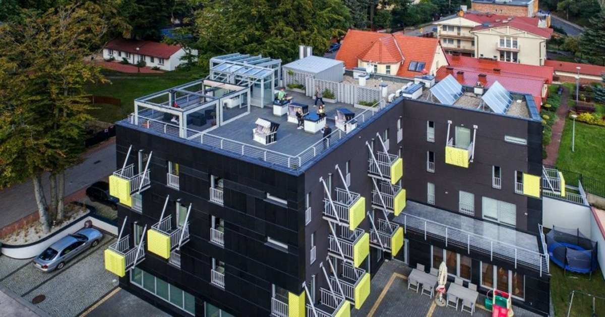 widok na pensjonat spa Willa Buki