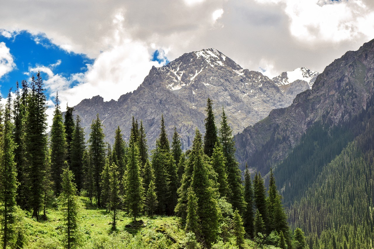 przepiękne góry Kazachstanu z wycieczki Kazachstan Kirgistan